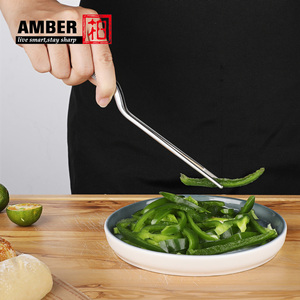 Ensemble de pinces de cuisine en acier inoxydable ambre, pinces longues pour aliments, pince à barbecue, pince à viande pour barbecue, pinces de cuisine - Product Image 5