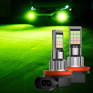 Nouveaux feux antibrouillard/de conduite LED DC12V 30W SMD 880 881 3030, double couleur, vert citron, jaune, stroboscopique, projecteur - Product Image 1