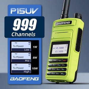 Radio portable Baofeng P15UV, 999 canaux, 10W de puissance, batterie rechargeable - Product Image 2
