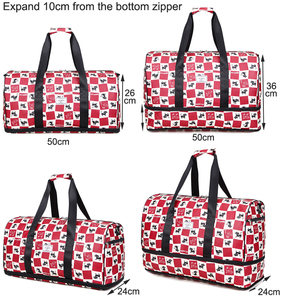 <span class=keywords><strong>Aurora</strong></span> personalizado impermeable de moda de las mujeres de fin de semana de lona de cuero bolsa de viaje - Product Image 6