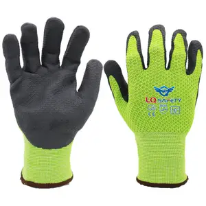 HPPE Cut Resistant Gants Work Black Foam Nitrile Coated Spandex Gloves Competitive Price Anti Cut Gloves