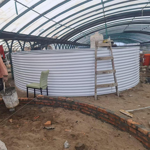 Équipement d'aquaculture en PVC haute densité et acier galvanisé pour poissons et crevettes, bassin piscicole à <span class=keywords><strong>vendre</strong></span> - Product Image 3