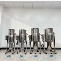 Machine à pâte d'ail et de piment professionnelle 80L, 4000W, électrique, pour purée de légumes et fruits