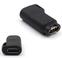 Adaptateur de charge CA pour montre connectée Garmin, type C femelle 4 broches, entièrement fonctionnel, en alliage d'aluminium, coque angulaire, pour téléphone portable – Neuf