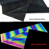 Gran oferta, tela reflectante de arcoíris, vinilo de transferencia de calor para ropa, rollo de vinilo para Plotter, cinta reflectante, transferencia de calor