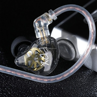 Audífonos Intrauditivos KZ ZS10 PRO X con Cable de 3.5mm Tipo-C, Sonido Estéreo de Alta Fidelidad, Alta Sensibilidad, Cable Desmontable y Mejorable