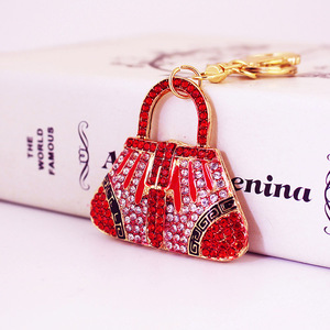 <span class=keywords><strong>Porte</strong></span>-<span class=keywords><strong>clés</strong></span> Métallique Créatif de <span class=keywords><strong>Luxe</strong></span> Entièrement Sertie de Diamants, Sac à Main Adorable, Petit Cadeau Promotionnel Tendance pour <span class=keywords><strong>Femme</strong></span> - Product Image 6