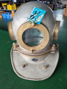 <span class=keywords><strong>Casque</strong></span> de plongée intégral en laiton TF3 à 3 boulons, étanche, style ancien, robuste, professionnel, pour la récupération sous-marine et les travaux d'ingénierie, pour adultes - Product Image 3