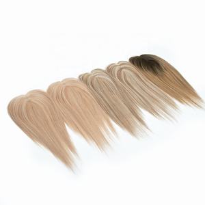 Topper de cabello con encaje mono 3x5 y nudos invisibles para mujer - Product Image 6