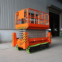 En stock, livraison rapide : Plateforme élévatrice mobile électrique à ciseaux de 6m, 8m, 10m, 12m, 14m pour l'inspection des ponts et des tunnels