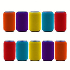 Porte-bouteille isotherme personnalisé avec logo imprimé, vente en gros, porte-canette de bière vierge en néoprène expansé - Product Image 2