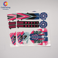 Stiker Grafis Olahraga PTFE Kustom Grosir yang Dapat Dicuci, Stiker Seluncur Air Massal untuk Produsen Mobil RC dan Peralatan Atletik