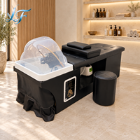 Prix d'usine, personnalisable, lit de lavage de cheveux de salon, station de lavage de cheveux de luxe pour massage thaïlandais, équipement de beauté professionnel, vente en gros