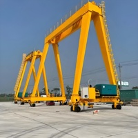 Pont roulant électrique à commande PLC de type MGH avec moteur et roulement, capacité 10 tonnes, portée 18 m, hauteur de levage 9 m, pour usage extérieur