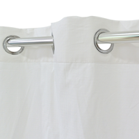 Rideaux en lin transparent blanc pour salon 2 panneaux, intimité et lumière rideaux verticaux en lin transparent pour chambre à coucher