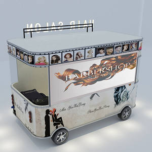 Nouveauté 2025 Vente d'Usine Meilleure Vente Salon de Coiffure et Barbier Électrique Mobile Camion Fourgon Remorque Boutique - Product Image 4
