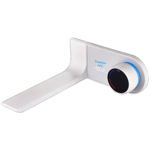 Grifo <span class=keywords><strong>de</strong></span> lavabo empotrado <span class=keywords><strong>de</strong></span> cerámica y cobre con válvula oculta, <span class=keywords><strong>para</strong></span> agua fría y caliente, con pantalla digital, acabado cepillado, minimalista e invisible. - Product Image 1