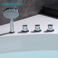 Baignoire d'angle à hydromassage de 1,5 m, économique, avec jets, pour usage intérieur, destinée aux entrepôts, hôtels et salles de bain en Chine