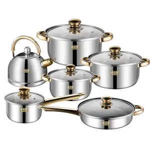 2022 Stainless Steel Cookingware Sets De Utensilios De Cocina Casserole  Kitchenware Ollas Cookware Sets Cooking Pot Set - China Cookware Set and  Soup Pot price