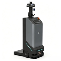 Robot chariot élévateur autonome AGV AMR ZENS avec capacité de charge de 300 kg |   Déplaceur latéral hydraulique pour batterie lithium-ion |   Robot de manutention de matériaux
