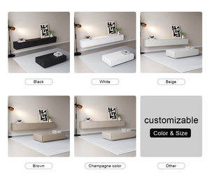 Estantes montados en la <span class=keywords><strong>pared</strong></span> de nuevo diseño, muebles de sala de estar, mueble de <span class=keywords><strong>TV</strong></span> de madera, soporte de <span class=keywords><strong>TV</strong></span> moderno - Product Image 5