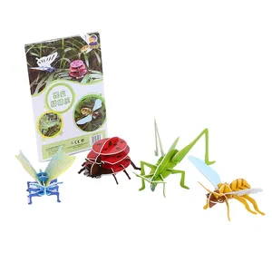 Renseignement EVA 3D insectes enfants jigsaw puzzle en mousse d&#39;exercice famille jeu
