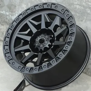 Rines de Aluminio Fundido para Auto, Syck <span class=keywords><strong>4X4</strong></span> Todoterreno, SUV, <span class=keywords><strong>Beadlock</strong></span> Modificado, Illusion Hub, Offset Negativo - Product Image 6