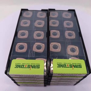 Insertos de fresado CNC de carburo recubiertos con CVD de alta alimentación OEM <span class=keywords><strong>SDMT</strong></span> SDMT120512 SDMT150512 - Product Image 4