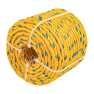 Maître avec 828 unités Mètre de corde en polypropylène jaune 6mm, rouleau 46 m - Product Image 1