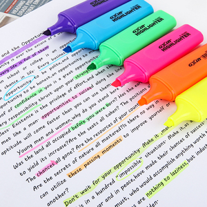 Gxin G-304801 6 cái/bộ Neon Màu Sắc Tùy Chỉnh Highlighter Bút Đánh Dấu Huỳnh Quang Bút Vẽ <span class=keywords><strong>Highlighters</strong></span> - Product Image 6