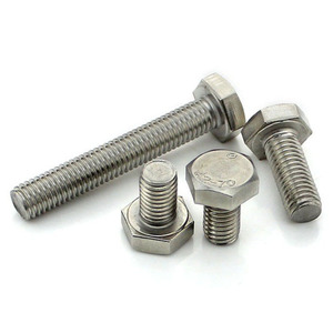 Reverse Thread External Hexagon <b>Screw</b> Left-Hand Extended Rod Bolt Metric Grade A2-70 304 Stainless Steel M3-M16 - Product Image 5