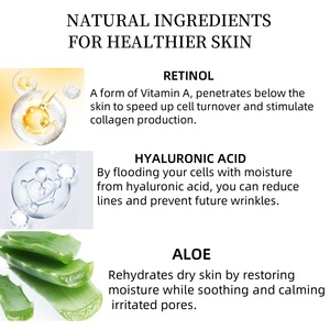 Kem dưỡng da mặt chống nhăn hữu cơ cho nam giới 50ml Kem dưỡng ẩm tự nhiên axit hyaluronic làm giảm nếp nhăn giúp cải thiện làn da - Product Image 6