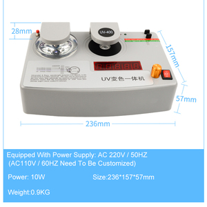 CP-18C Photochromischer <span class=keywords><strong>Tester</strong></span> mit <span class=keywords><strong>UV400</strong></span>-Testfunktion für Brillenausrüstung und Photochromische Linsenprüfung - Product Image 5