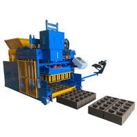QMY12-15 Entièrement Automatique 4-8 Pouces Machine Mobile de Fabrication de Pavés Creux Interbloqués, Moule, Moteur, Boîte de Vitesses, Pompe, Blocs de Ciment et de Béton