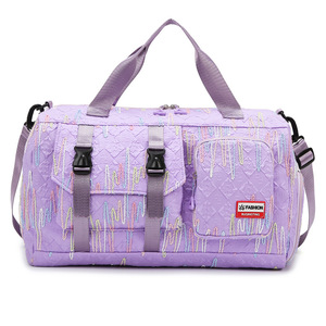 Best Selling Lightweight Womens Carry-On Travel Bag Large Capacity Gym Yoga Bag with Wet Dry Separation Portable Trolley Storage - Product Image 5