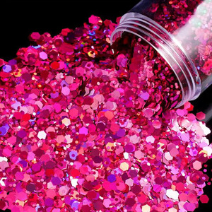 Số lượng lớn Holographic màu thay đổi Long Lanh Mắt mặt thủ công Nail Chunky long lanh số lượng lớn kết hợp màu neon chuyển long lanh số lượng lớn - Product Image 4