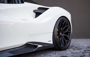 Faldones Laterales de Fibra de Carbono Seca para <span class=keywords><strong>FF</strong></span> 488 GTB Spider, Kit de Carrocería, Parachoques de Fibra de Carbono Nuevo con Recortes para Faros Antiniebla, Negros, Atornillables - Product Image 6