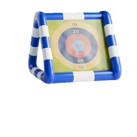 Cible gonflable de fléchettes aquatiques pour piscine, jeu de lancer de ballon de football/soccer, support de jeu, zone de projection personnalisée, cible collante en PVC
