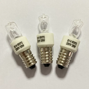 Ampoules halogènes pour <span class=keywords><strong>four</strong></span> G9 E14 110V 230V 25W 40W Lampe d'aromathérapie <span class=keywords><strong>Ampoule</strong></span> pour lampe à sel <span class=keywords><strong>500</strong></span> <span class=keywords><strong>degrés</strong></span> <span class=keywords><strong>Ampoule</strong></span> résistante aux hautes températures - Product Image 4