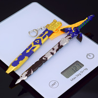 La légende de Zelda BotW 23cm réplique en métal gainé d'épée de maître améliorée-décor de bureau à collectionner en éventail non aiguisé