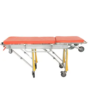 Customized Medical Emergency Folding Stretcher Aluminum Ambulance Stretcher At Low Price