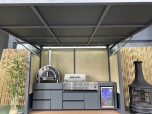 New Arrival Luxurious Modern Stainless Steel <strong>BBQ</strong> Outdoor Kitchen Cabinet <strong>Gas</strong> Grill <strong>6</strong> <strong>Burners</strong> Remote Control Customizable Height - Product Image 4