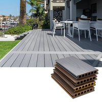 Planches de terrasse antidérapantes en WPC, revêtement composite extérieur, planchers imperméables pour terrasses au bord de la piscine et espaces de jardin
