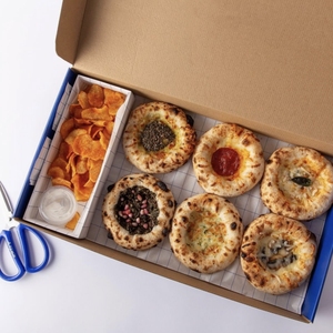 Tùy chỉnh bao bì thực phẩm lấy đi hộp với ngăn giấy bên trong Ăn Trưa phục vụ hộp cho bánh quế trái cây bánh cookie đóng gói - Product Image 3