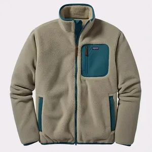 Cappotto invernale 2024 da uomo giacca <span class=keywords><strong>in</strong></span> <span class=keywords><strong>pile</strong></span> tinta unita con tasche <span class=keywords><strong>in</strong></span> <span class=keywords><strong>pile</strong></span> giacca <span class=keywords><strong>in</strong></span> <span class=keywords><strong>pile</strong></span> Sherpa personalizzata <span class=keywords><strong>in</strong></span> fabbrica - Product Image 1
