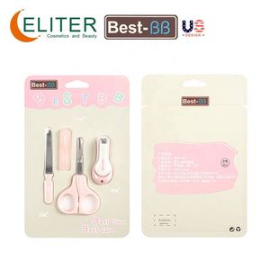 Cortauñas para Bebé 3 en 1 Eliter, Venta Caliente, en Existencia, <span class=keywords><strong>Rosa</strong></span>, Azul, Verde, Tijeras de Seguridad para Uñas de Bebé, Kit de Cortauñas Cortas para Bebés - Product Image 5