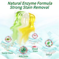 10 grammes Super concentré formule naturelle détergent à lessive dosettes capsule liquide solide jetable pour vêtements