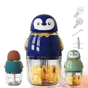 Robot culinaire pour bébé avec bol en <span class=keywords><strong>verre</strong></span> OEM, 300 ml, 8 lames SUS420, <span class=keywords><strong>coupe</strong></span>-légumes électrique modèle A16 200W, prise EU, pour viande, ail et légumes - Product Image 1