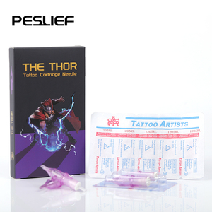 Caja de 10 Agujas Desechables para Tatuajes de 3.5mm, 1RL/5RL/7RL/<span class=keywords><strong>9RL</strong></span>, para Máquina de Tatuar - Product Image 1