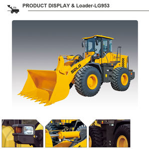 Cargadora de Ruedas Pequeña SDLG LG953 de Alto Rendimiento para Uso Agrícola y de Cosecha, Cabina Ancha - Product Image 3